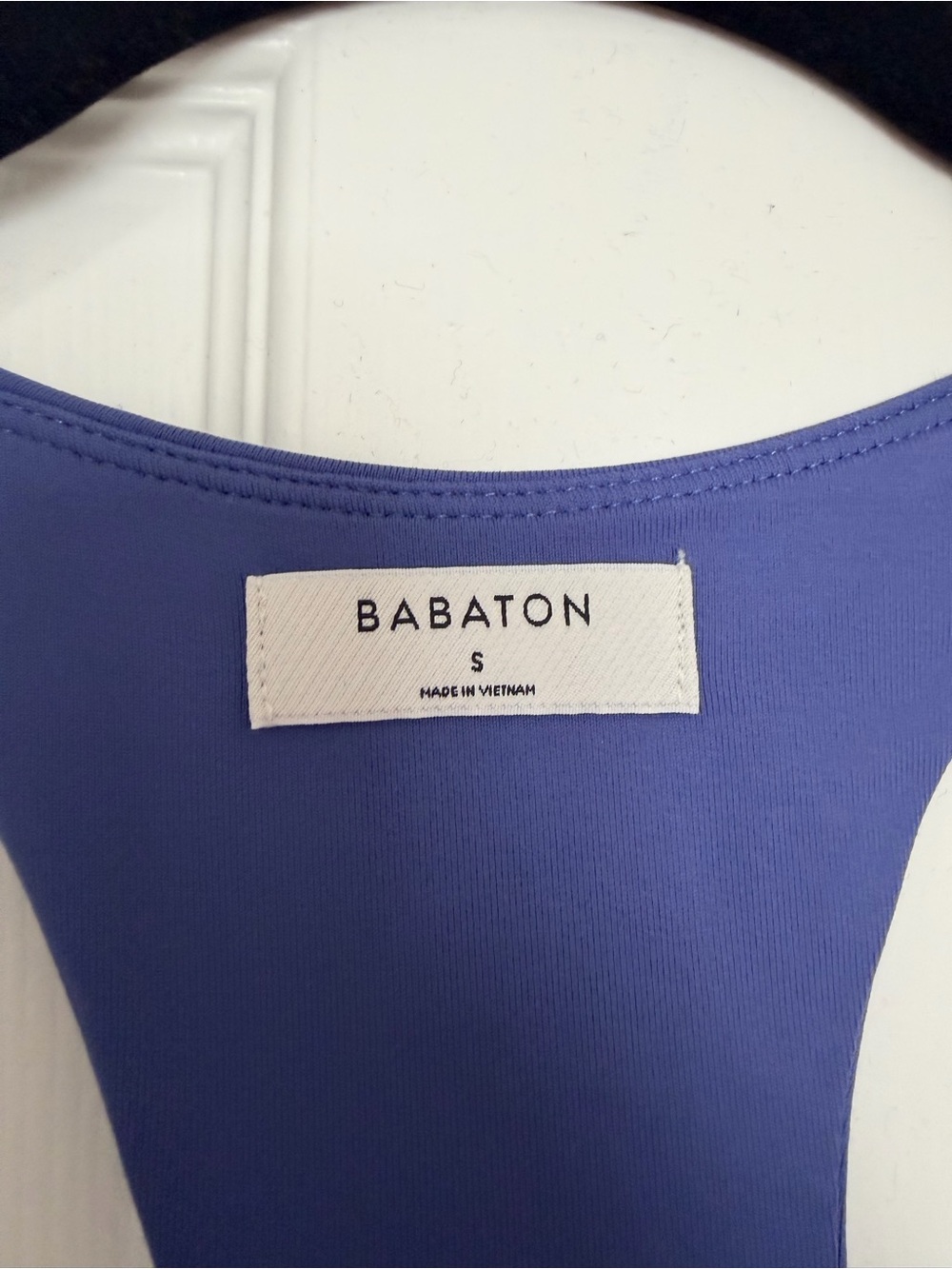 Babaton Periwinkle Racerback Crop Tank - Picture 3 of 3